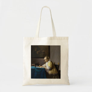 Bolsa Tote Johannes Vermeer - A Lady escrevendo uma Carta