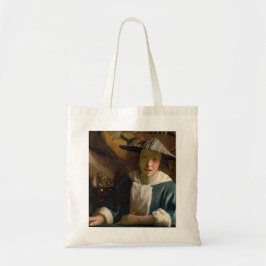 Bolsa Tote Johannes Vermeer - Garota com flauta