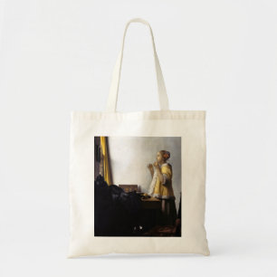 Bolsa Tote Johannes Vermeer - Jovem Mulher com Colar Pérola