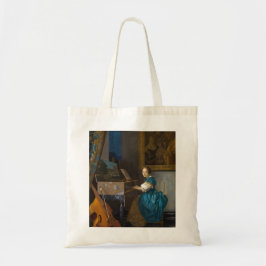 Bolsa Tote Johannes Vermeer - Lady Sentada em uma Virgem
