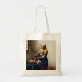 Bolsa Tote Johannes Vermeer. Milkmaid. Vintage belas artes