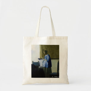 Bolsa Tote Johannes Vermeer - Mulher a azul lendo uma letra