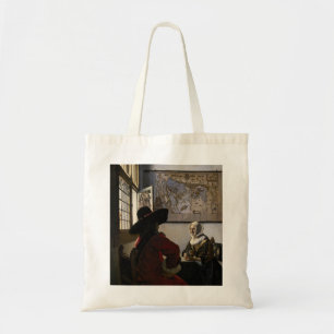 Bolsa Tote Johannes Vermeer - Oficial com uma Garota Rindo
