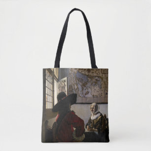 Bolsa Tote Johannes Vermeer - Oficial com uma Garota Rindo