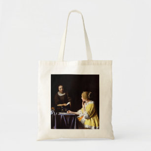 Bolsa Tote Johannes Vermeer - Senhora e Maid