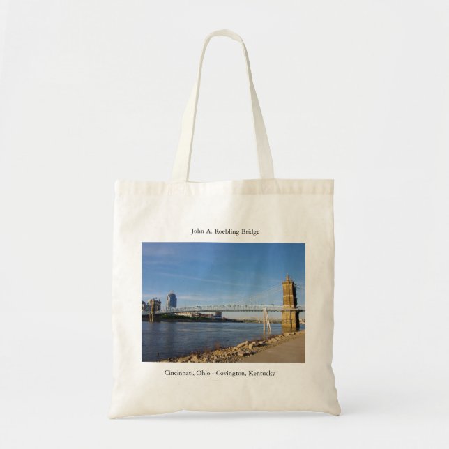 Bolsa Tote John A. Roebling Bridge tote bag (Frente)