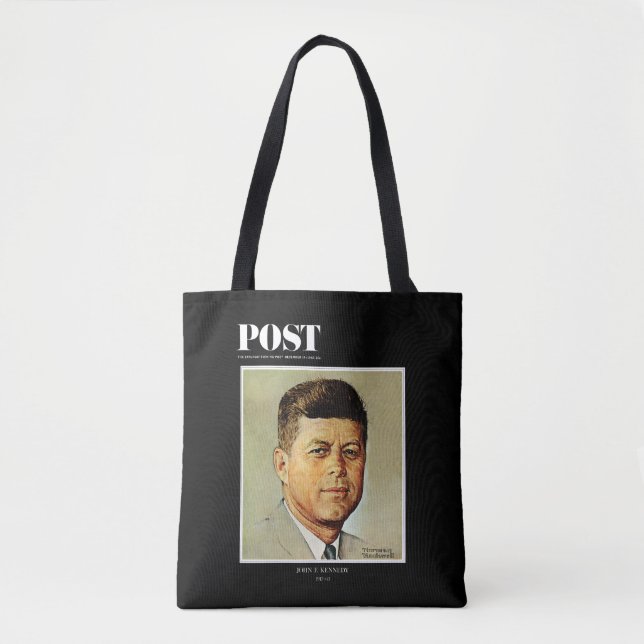 Bolsa Tote John F. Kennedy em MEMORIAM (Frente)