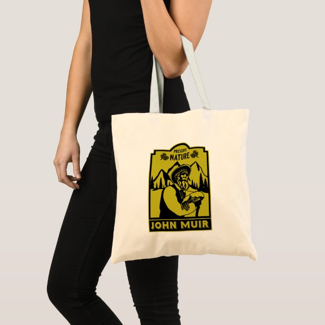 Bolsa Tote John Muir Conservador Americano (Frente (produto))
