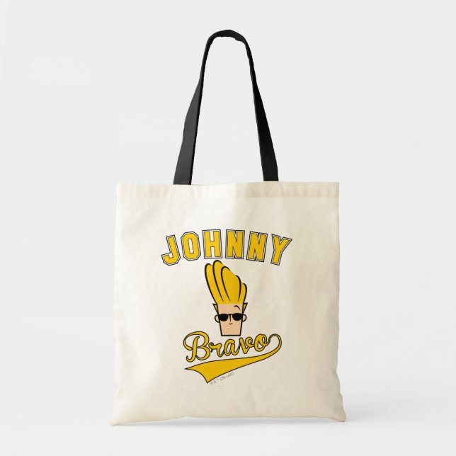 Bolsa Tote Johnny Bravo Collegiate Graphic (Frente)