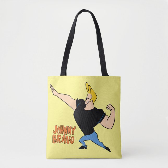 Bolsa Tote Johnny Bravo Flexing (Frente)