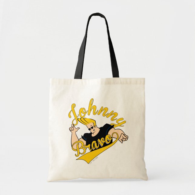 Bolsa Tote Johnny Bravo - Gráfico Athletic (Frente)