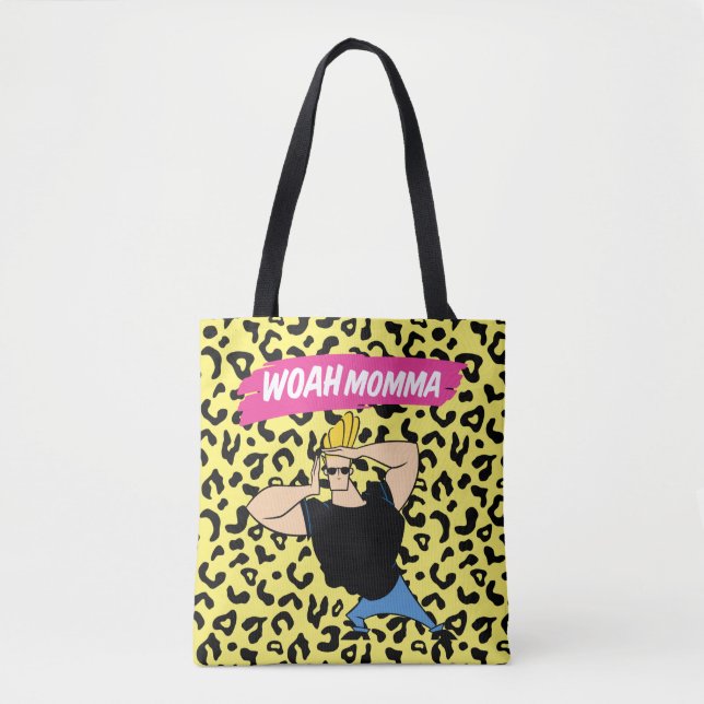 Bolsa Tote Johnny Bravo - Woah Momma (Frente)