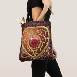 Bolsa tote Joia Vermelha Coração fada
