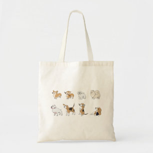 Bolsa Tote Jolly corgis