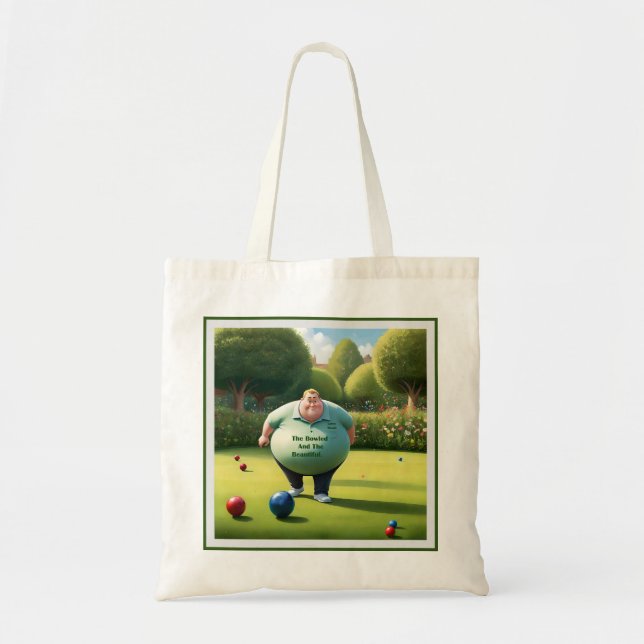 Bolsa Tote Jolly Lawn Bowler Man, (Frente)