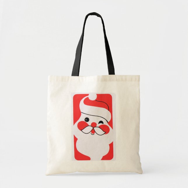 Bolsa Tote Jolly Santa Claus (Frente)