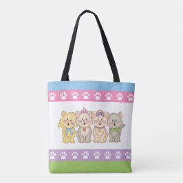 Bolsa Tote JollyKins Gatinhos