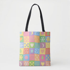 Bolsa Tote JollyKins Pastel Patchwork