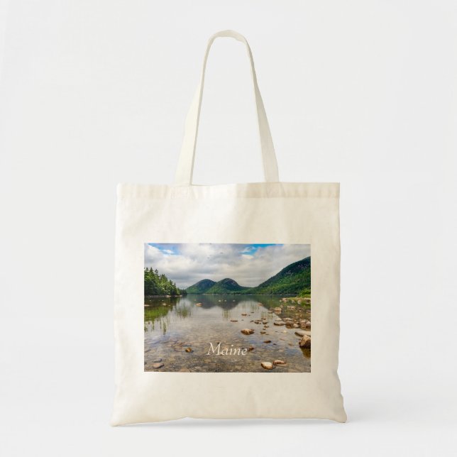 Bolsa Tote Jordan Pond no Parque Nacional de Acadia em Maine (Frente)