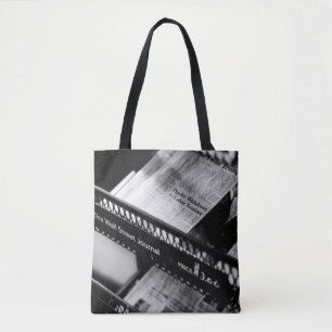 BOLSA TOTE JORNAIS NO DIÁRIO DA RUA DE PAREDE