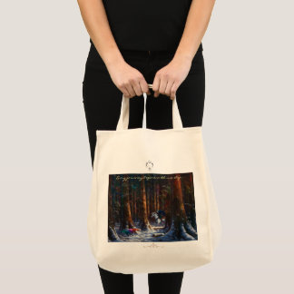 Bolsa Tote Journey begins - fantasy forest landscape art