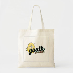Bolsa Tote Jovem Cristão de Ovos Cruz Tote Bag