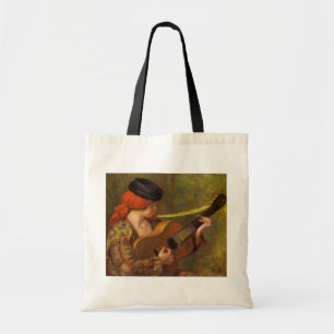 Bolsa Tote Jovem espanhola com guitarra por Pierre Renoir