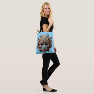 Bolsa Tote Jovem Medusa - Camiseta de Arte de Mitologia Psico