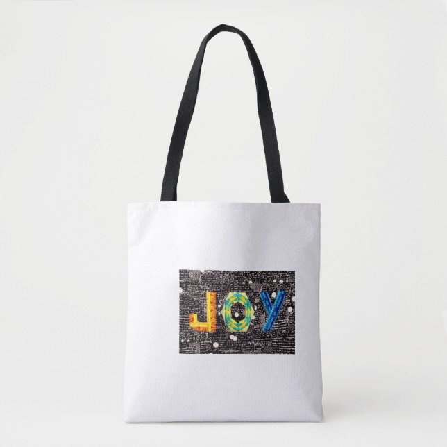 Bolsa Tote JOY Quiltada (Frente)