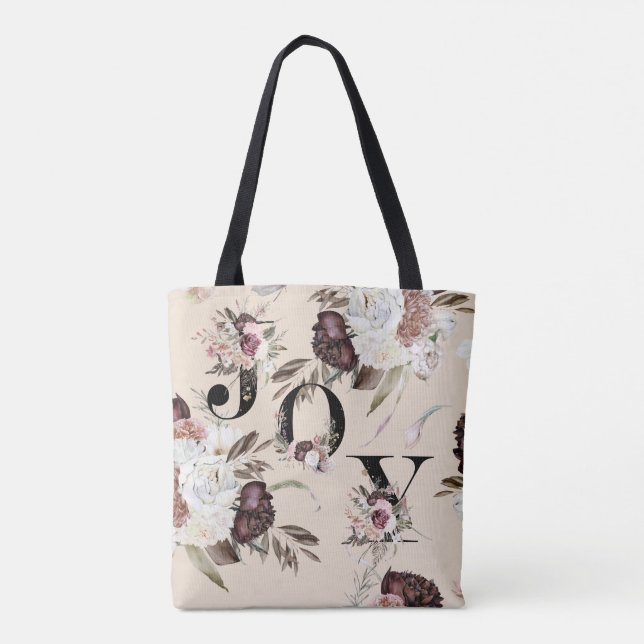 Bolsa Tote JOY/ ser gentil Primavera Floral (Verso)