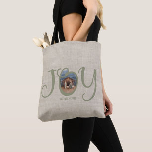Bolsa Tote JOY to the World Natividade
