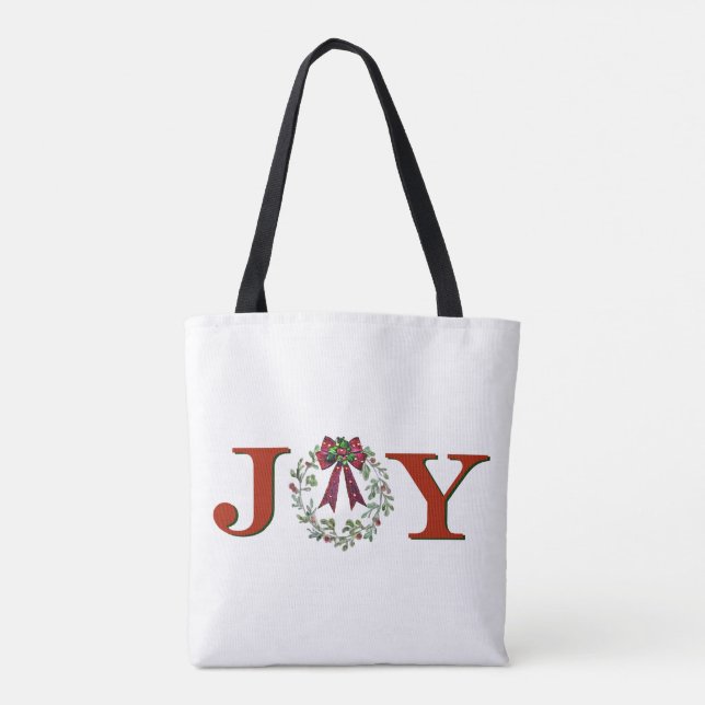 Bolsa Tote Joy with Wreath (Verso)