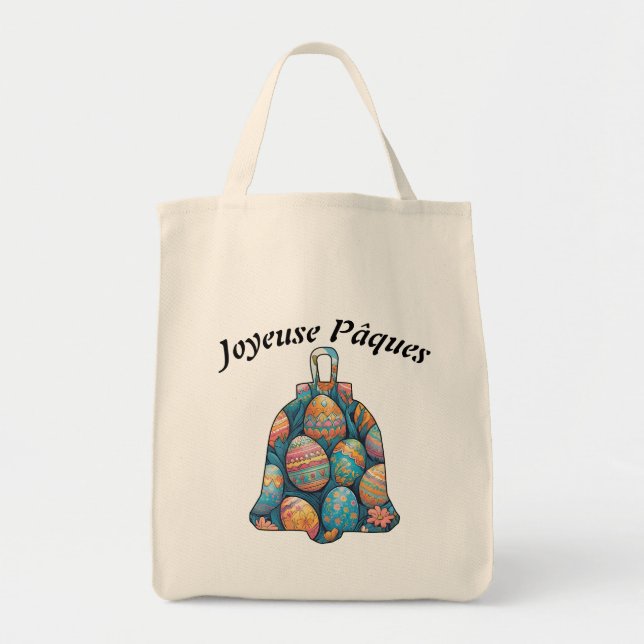 Bolsa Tote Joyeuse Pâques (Frente)