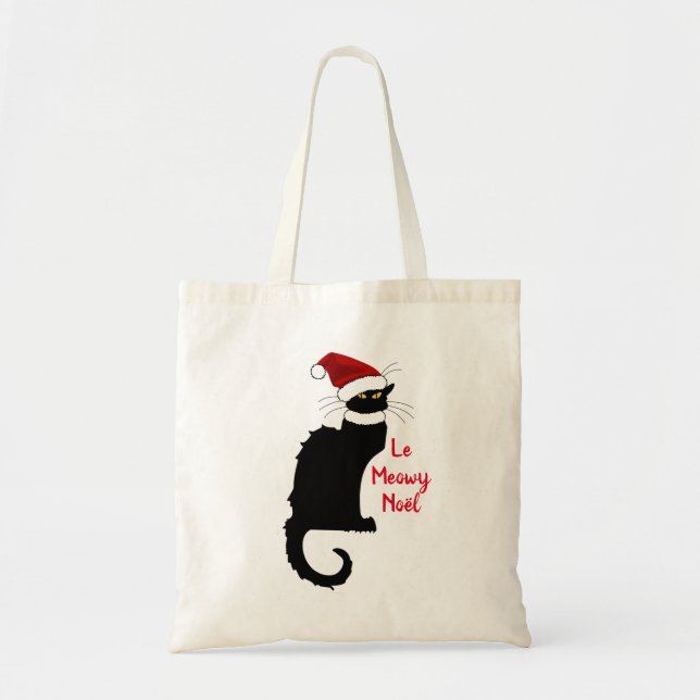 Bolsa Tote Joyeux Noël Le Chat Noir Christmas (Frente)