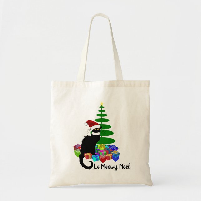 Bolsa Tote Joyeux Noël Le Chat Noir Christmas (Frente)