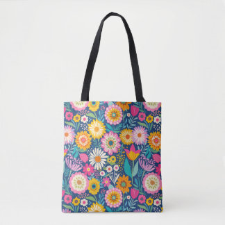 Bolsa Tote Joyful Blooms