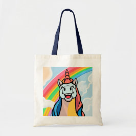 Bolsa Tote Joyful Unicorn Tote Bag