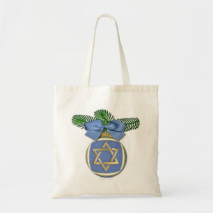 Bolsa Tote Judaica Hanukkah Star Of David Ornament Print