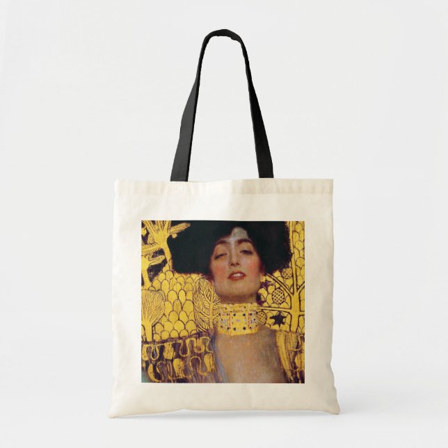 Bolsa Tote Judith (Lady in Dourado), Gustav Klimt (Frente)