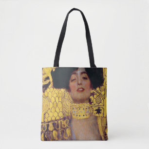 Bolsa Tote Judith (Lady in Dourado), Gustav Klimt
