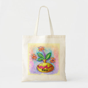 Bolsa Tote Jug O Flowers