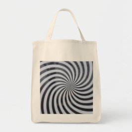 Bolsa Tote Jumbo Einkaufstasche com hipnose espiral desenho