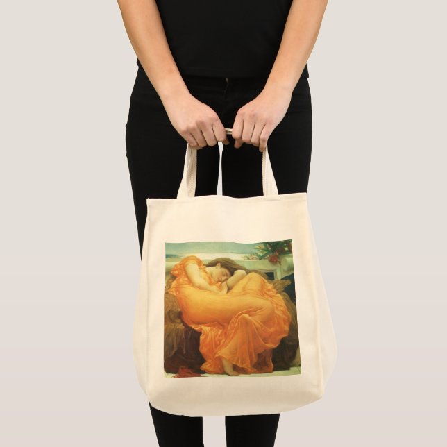 Bolsa Tote Junho flamejante por Lord Frederic Leighton (Frente (produto))