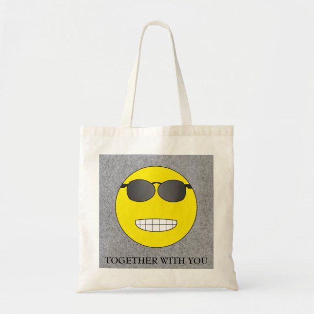 Bolsa Tote Junto com você (Frente)