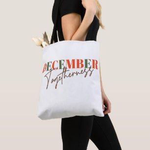 Bolsa Tote Juntos de dezembro: Celebrando a temporada