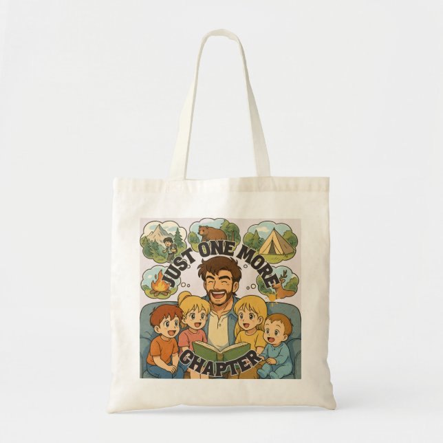 Bolsa Tote Just One More Chapter Tote Bag (Frente)