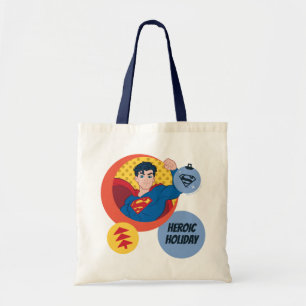Bolsa Tote Justice League Superman Holiday Bauble