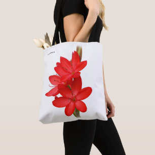 Bolsa Tote Kaffir Lily / River Lily / Hesperantha Coccinea