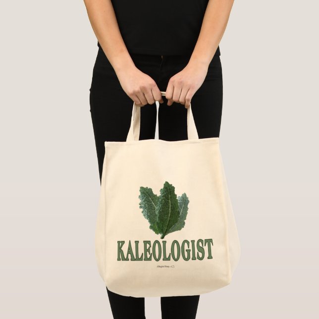 Bolsa Tote Kale Engraçado (Frente (produto))