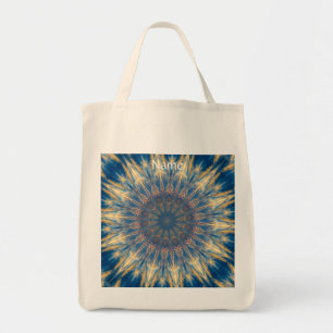 Bolsa Tote Kaleidoscópio Blue Chakra Thunder_Cove